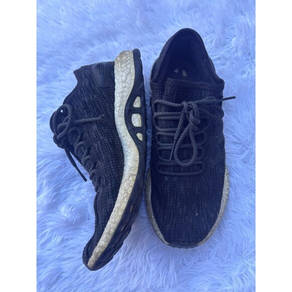 ADIDAS Size 8 Men’s Black Boost Running shoes - Picture 3 of 6